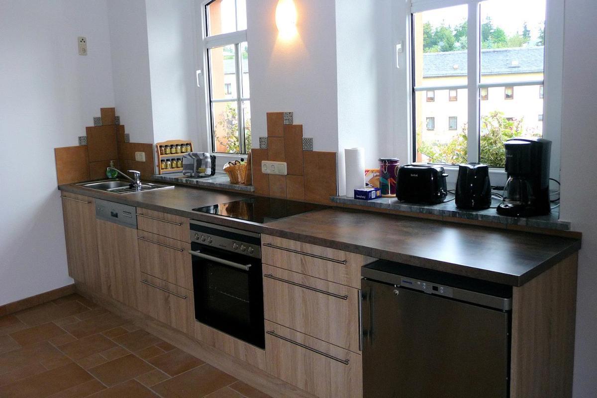 Pension Und Ferienwohnung Am Teich Schleiz Exterior foto