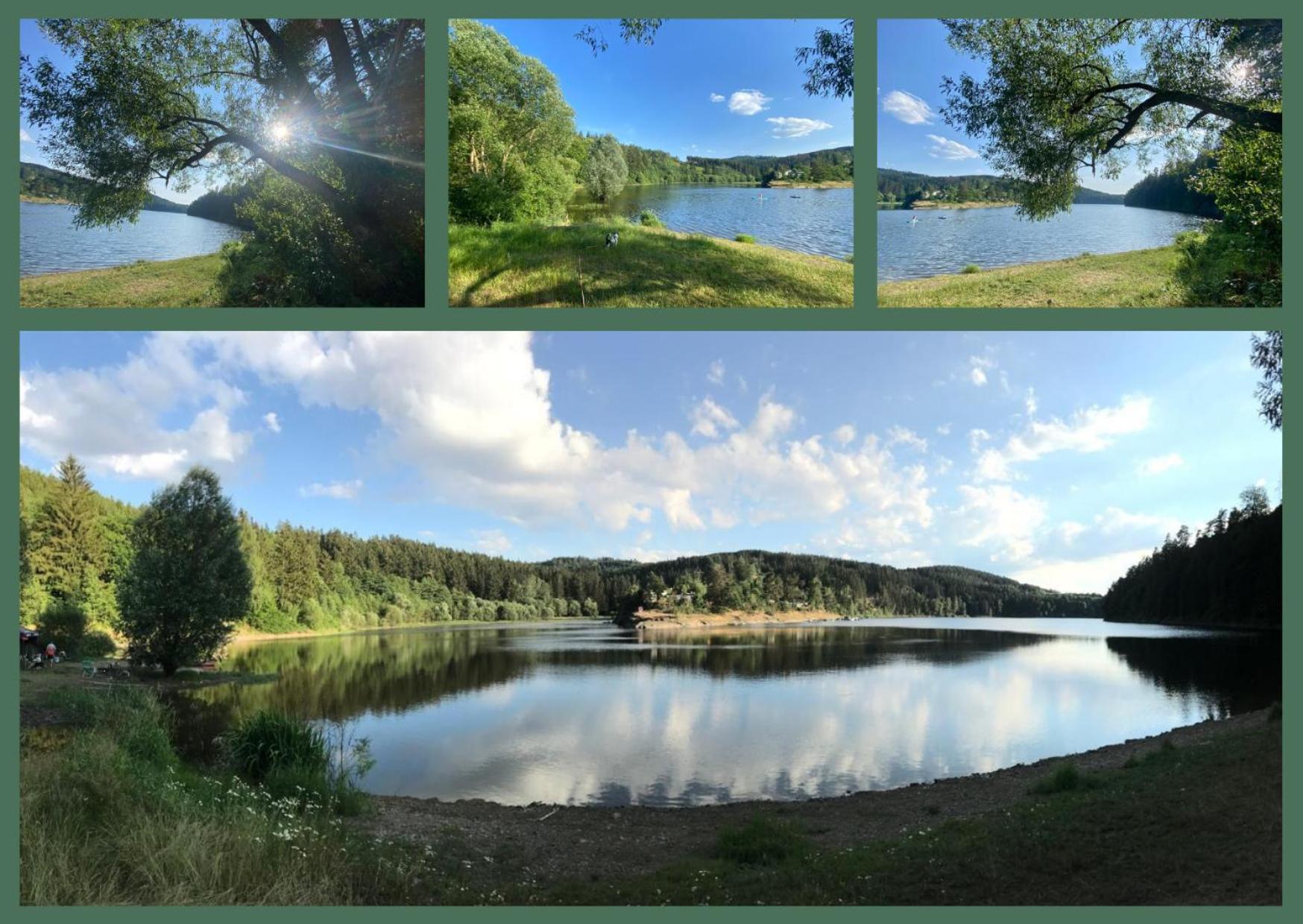 Pension Und Ferienwohnung Am Teich Schleiz Exterior foto